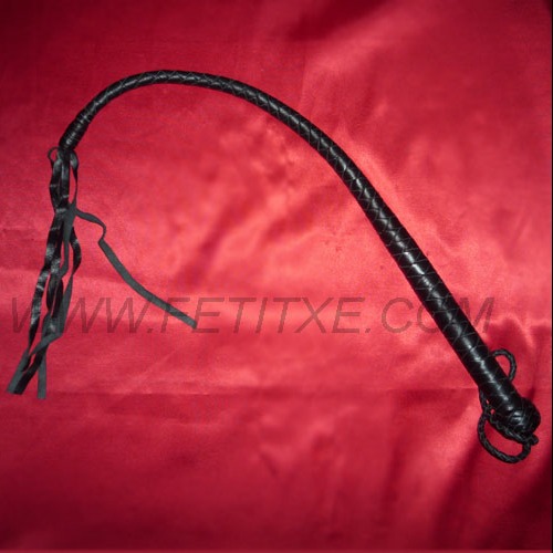 BULLWHIP-LTIGO CORTO EN CUERO COLOR NEGRO 7795